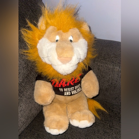 Other - 1990s DARE drug free lion plush